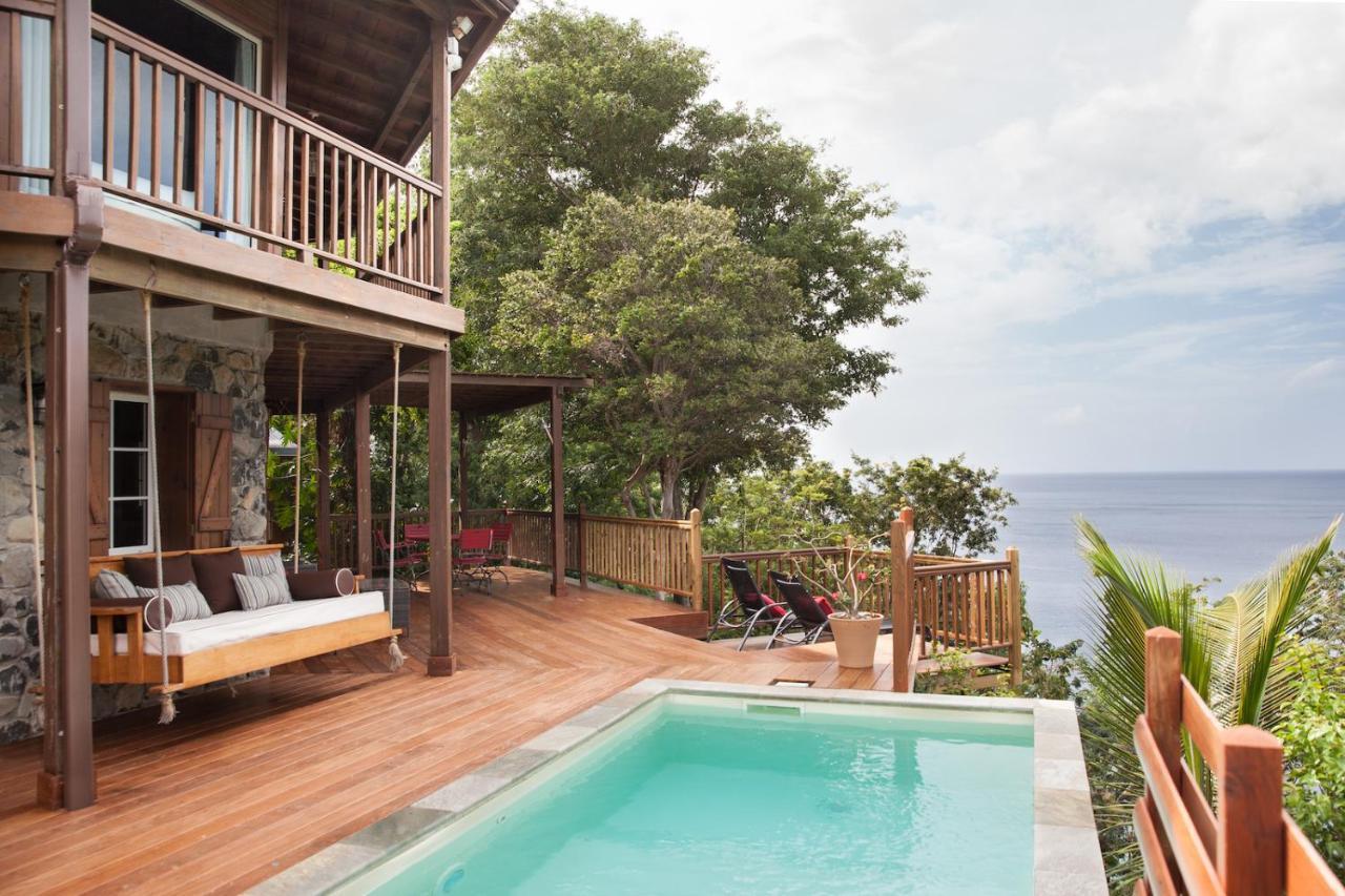 Villa Palm Bay Stunning View 5 Min To Beach 3 Min To Downtown King Size Bed Deshaies Zewnętrze zdjęcie
